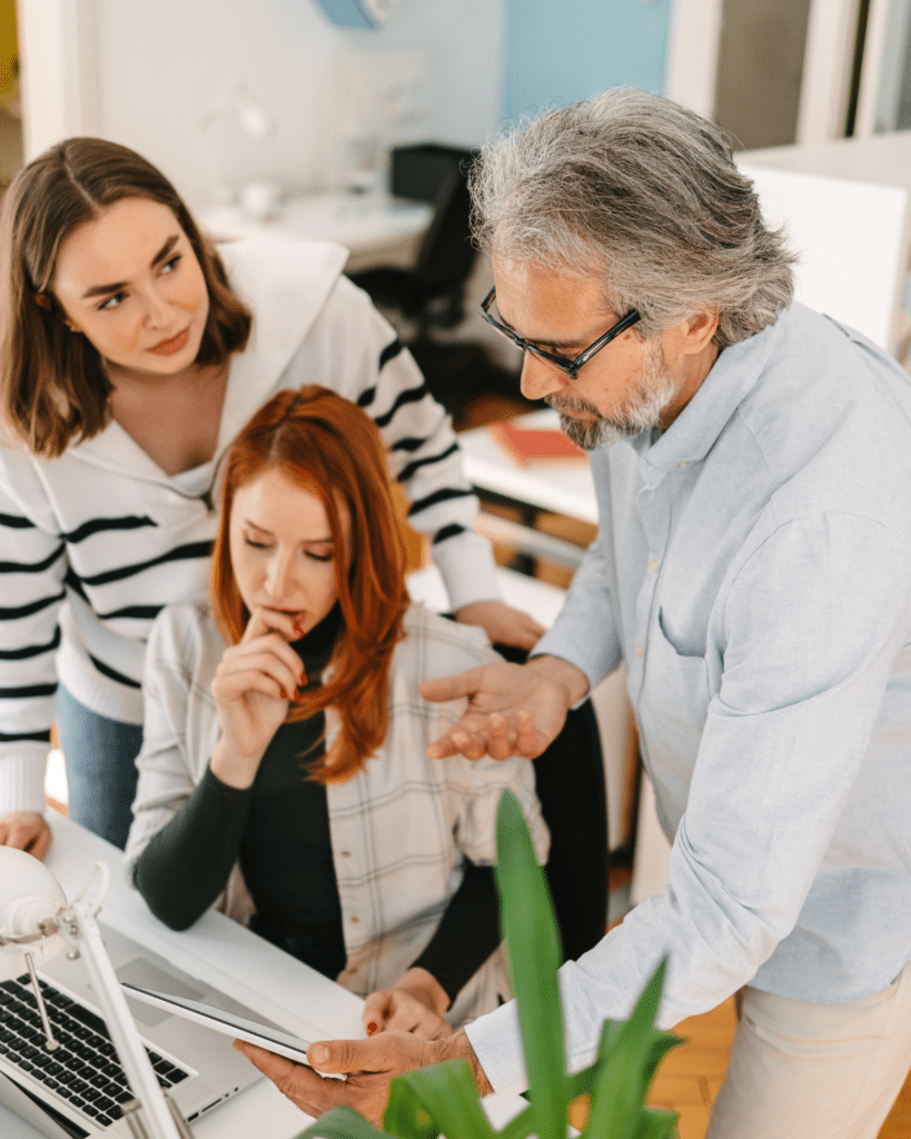 delegation as a leader talking as a team